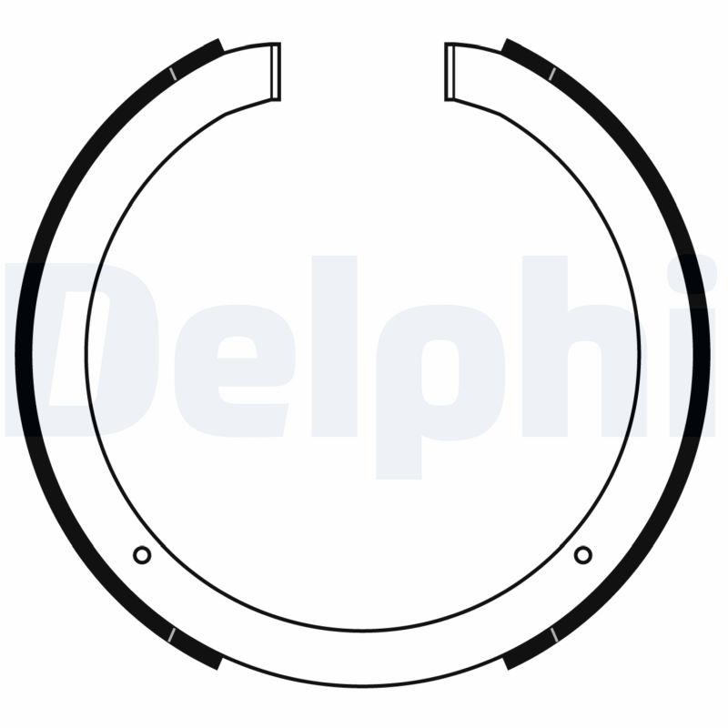Комплект тормозных колодок DELPHI LS2168
