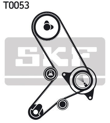 Комплект ремня грм SKF VKMA 02152