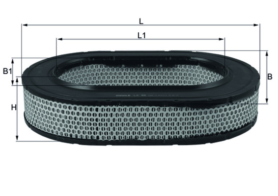 Воздушный фильтр MAHLE/KNECHT LX 86
