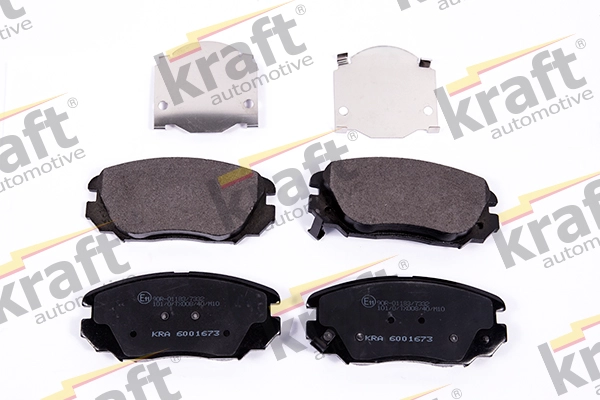 Комплект тормозных колодок дисковый тормоз KRAFT AUTOMOTIVE 6001673
