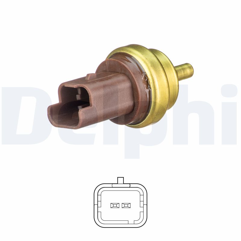 Датчик температура охлаждающей жидкости DELPHI TS10477