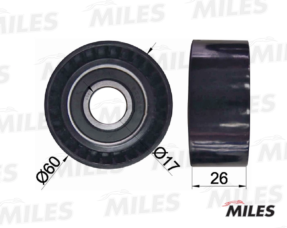 Натяжитель ремня клиновой зубча MILES AG03015