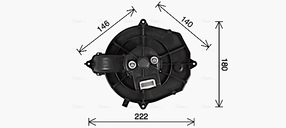Вентилятор салона AVA QUALITY COOLING CN8329