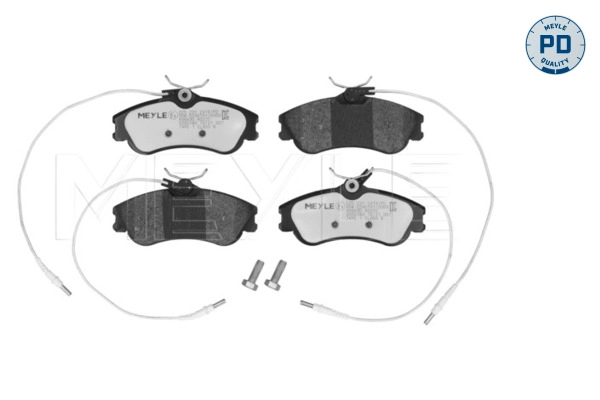 Комплект тормозных колодок дисковый тормоз meyle-pd advanced performance and design. MEYLE 025 231 2419/PD