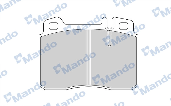 Комплект тормозных колодок дисковый тормоз MANDO MBF015653