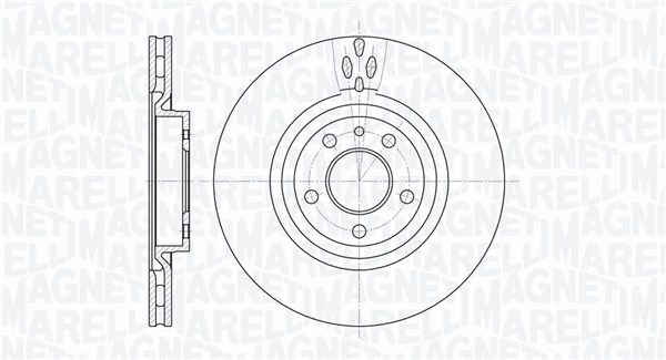 Тормозной диск MAGNETI MARELLI 361302040344