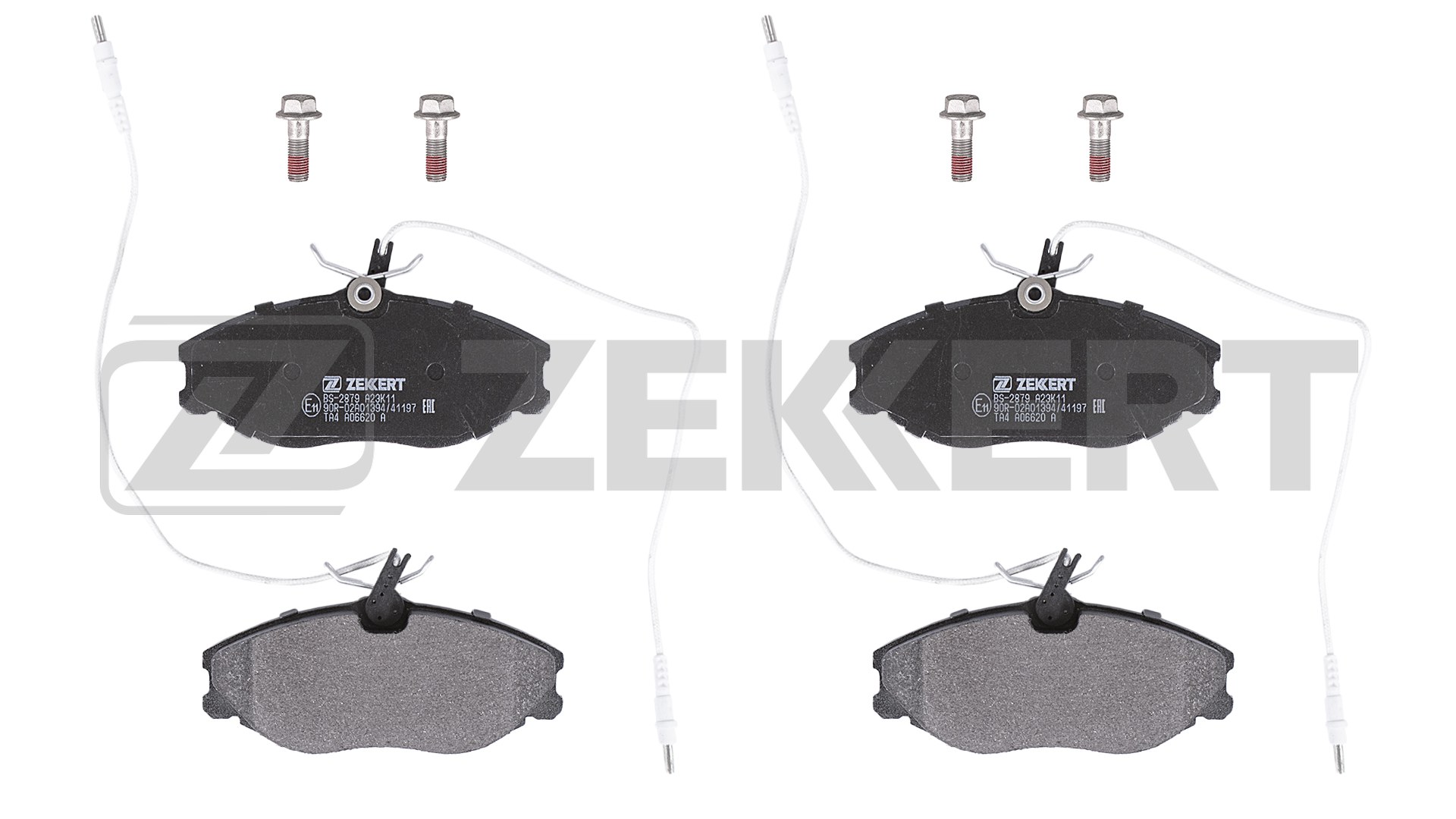 Комплект тормозных колодок дисковый тормоз ZEKKERT BS-2879