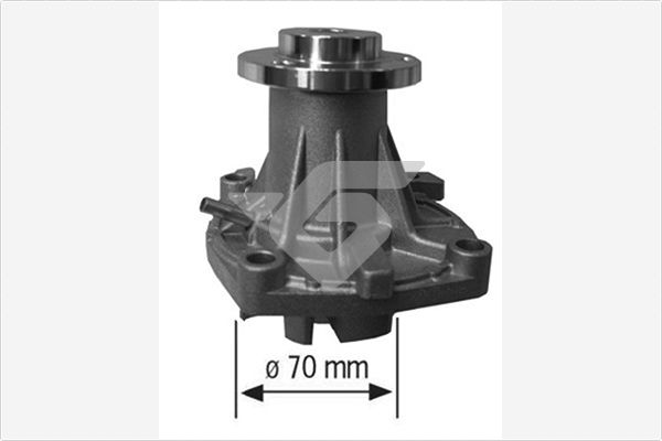 Водяной насос охлаждение двигателя HUTCHINSON WP237