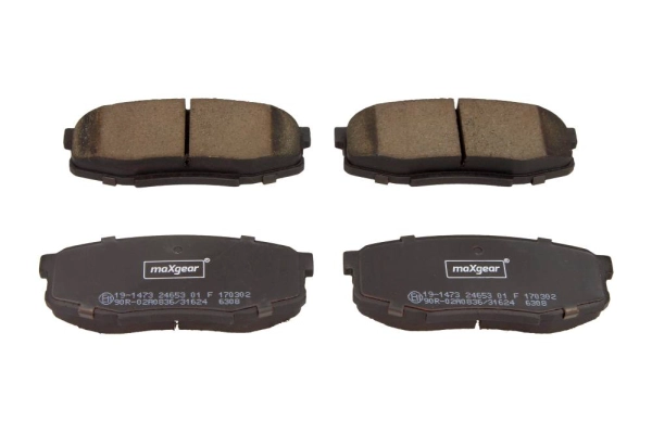 Комплект тормозных колодок дисковый тормоз MAXGEAR 19-1473