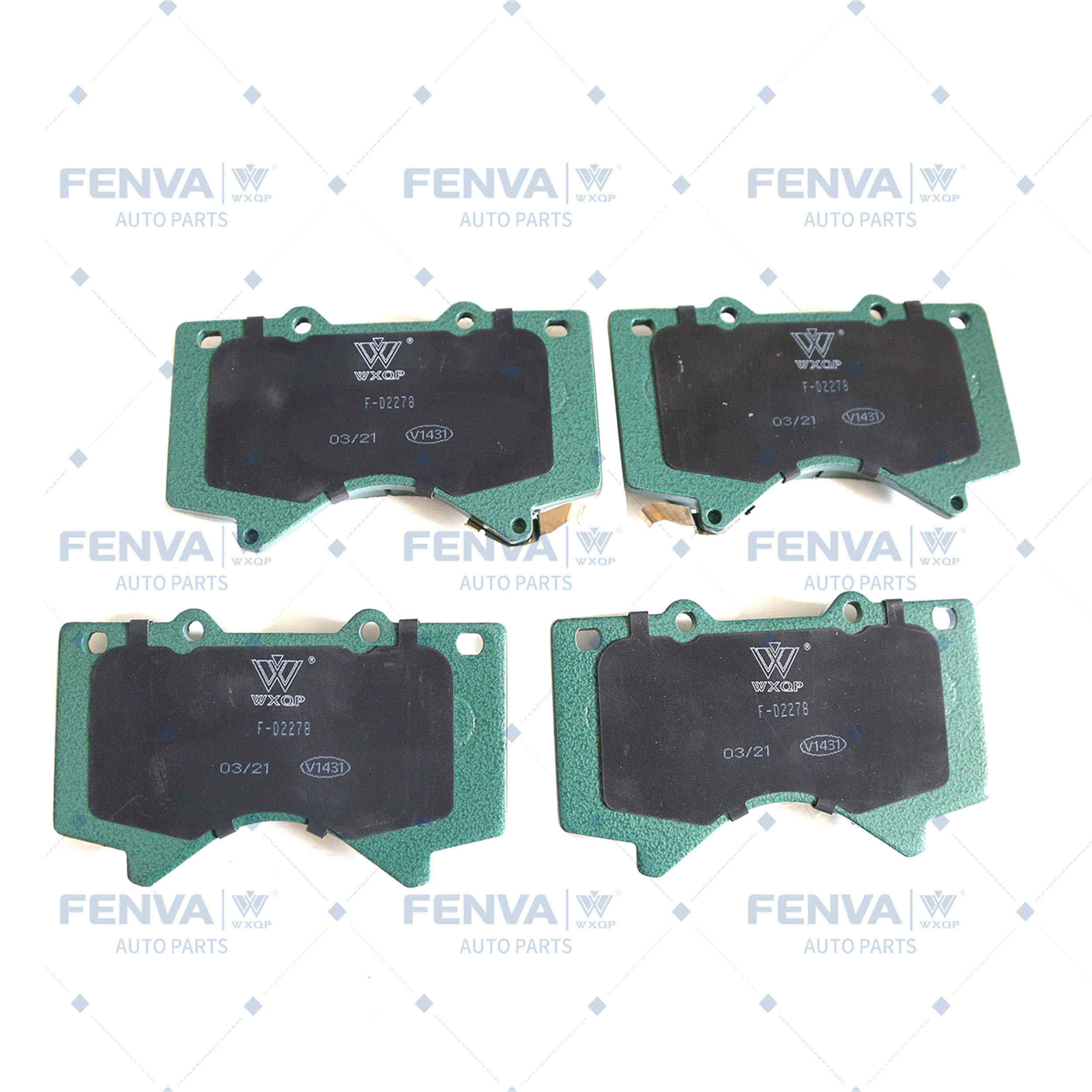 Комплект тормозных колодок дисковый тормоз WXQP 40799