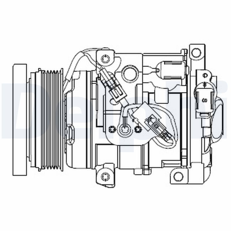 Компрессор кондиционер DELPHI CS20508