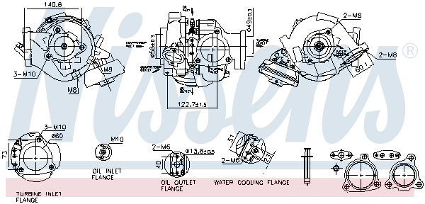 Компрессор наддув first fit NISSENS 93680