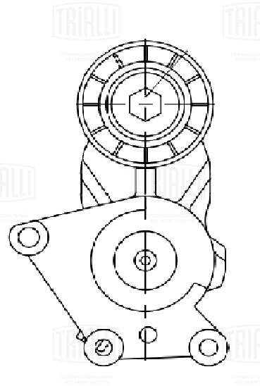 Натяжитель ремня клиновой зубча TRIALLI CM 5275