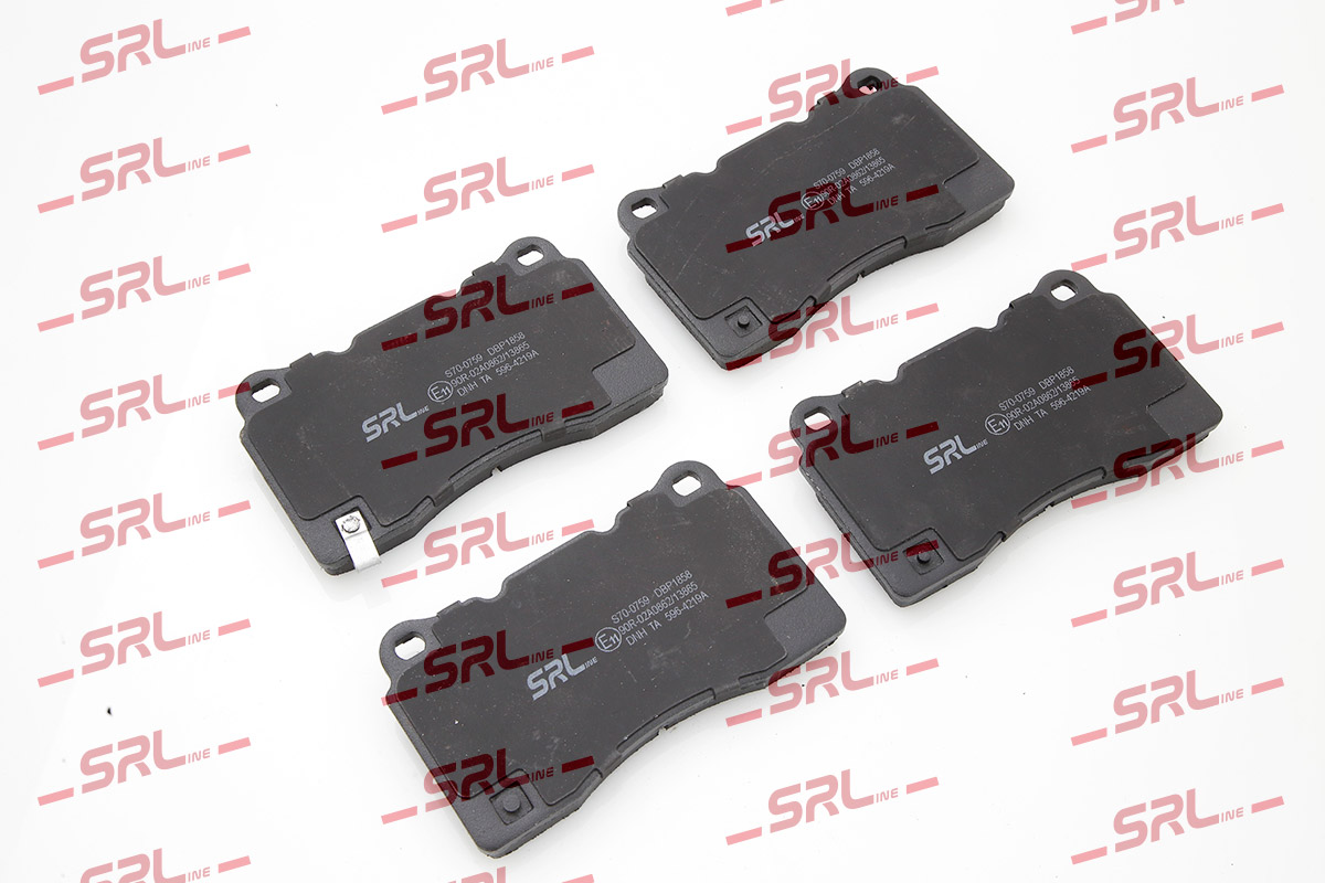 Комплект тормозных колодок дисковый тормоз SRLINE S70-0759