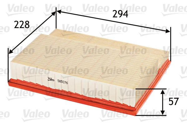 Воздушный фильтр VALEO 585076