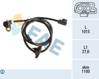 Датчик частота вращения колеса FAE 78200