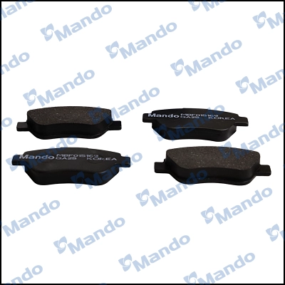 Комплект тормозных колодок дисковый тормоз MANDO MBF015169