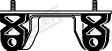 Кронштейн система выпуска ог WALKER PRODUCTS 80817