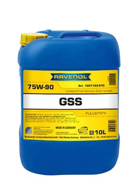 Трансмиссионное масло ravenol gss sae 75w-90 RAVENOL 1221123-010-01-999