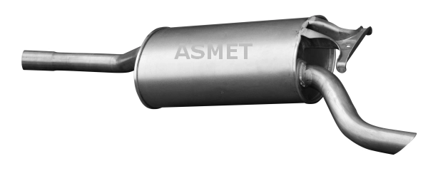 Глушитель выхлопных газов конечный ASMET 01.009