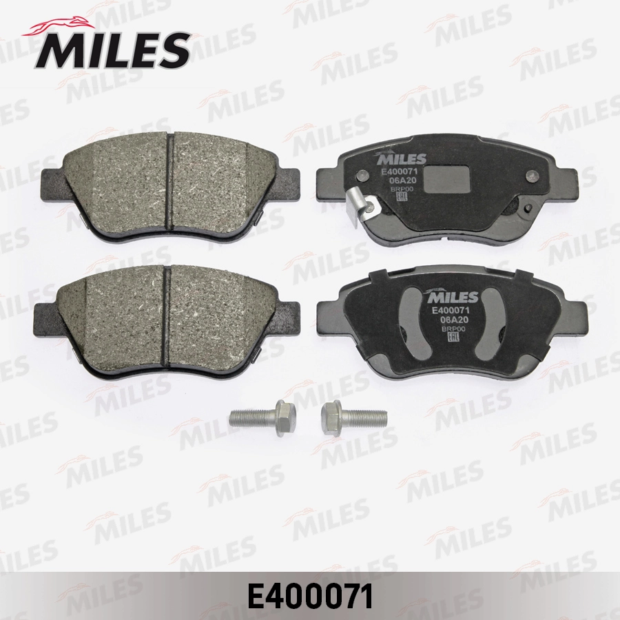 Комплект тормозных колодок дисковый тормоз MILES E400071