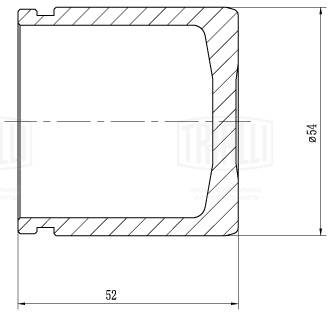 Поршень корпус скобы тормоза TRIALLI RCF 162110