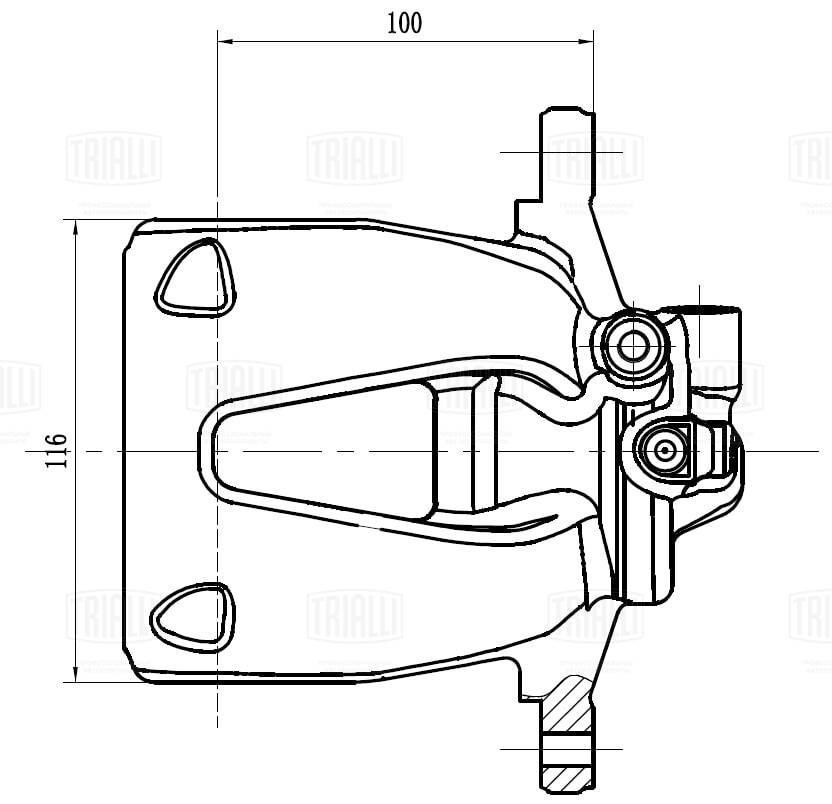 Тормозной суппорт TRIALLI CF 162110