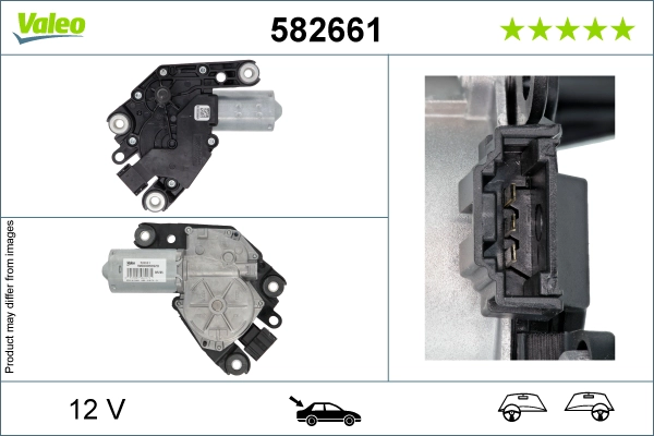 Двигатель стеклоочистителя original part VALEO 582661