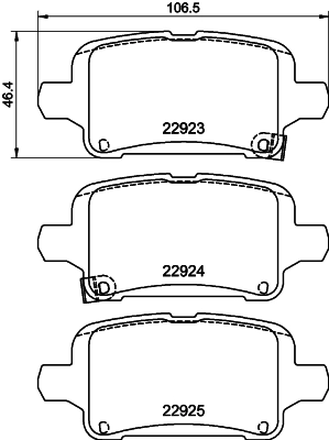 Комплект тормозных колодок дисковый тормоз HELLA/BEHR/PAGID 8DB 355 037-721