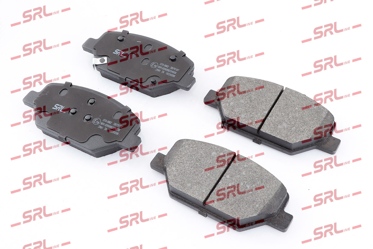 Комплект тормозных колодок дисковый тормоз SRLINE S70-0862
