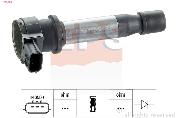 Катушка зажигания made in italy - oe equivalent EPS 1.970.384