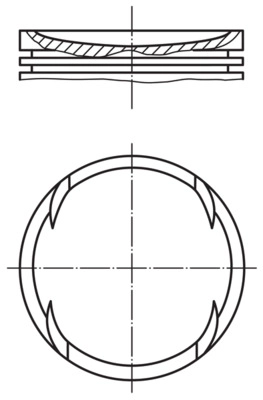 Поршень MAHLE/KNECHT 001 40 00