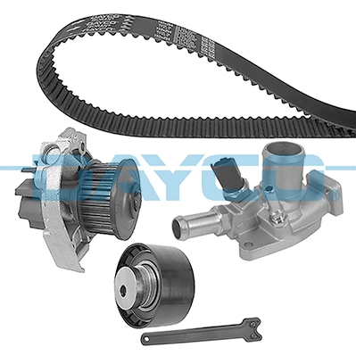 Водяной насос + комплект зубчатого ремня DAYCO KTBWP2853T4
