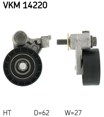 Натяжной ролик ремень грм SKF VKM 14220