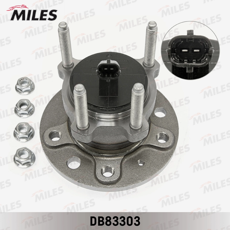 Комплект подшипника ступицы колеса MILES DB83303