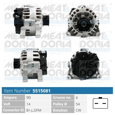 Генератор MEAT & DORIA 5515081