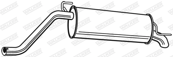 Глушитель выхлопных газов конечный WALKER PRODUCTS 23670