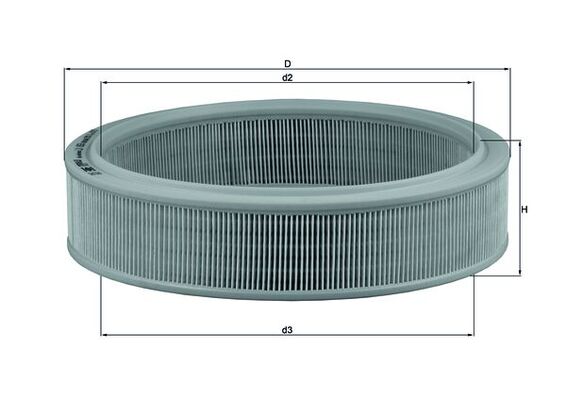 Воздушный фильтр MAHLE/KNECHT LX 853