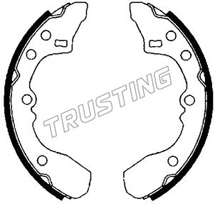 Комплект тормозных колодок TRUSTING 049.128