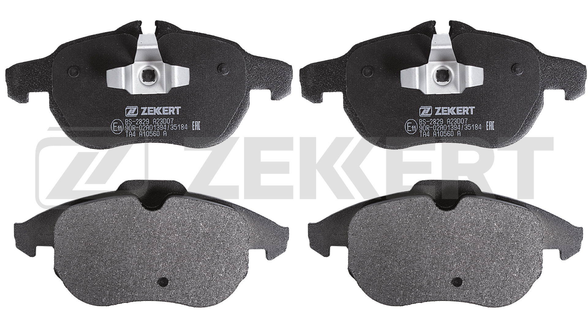 Комплект тормозных колодок дисковый тормоз ZEKKERT BS-2829