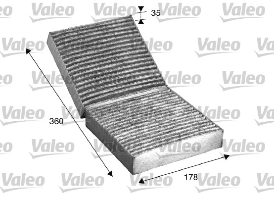 Фильтр воздух во внутренном пространстве valeo protect VALEO 715508