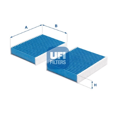 Фильтр воздух во внутренном пространстве argentium UFI 34.104.00