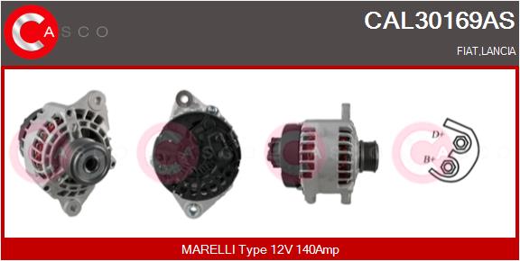 Генератор brand new hq CASCO CAL30169AS