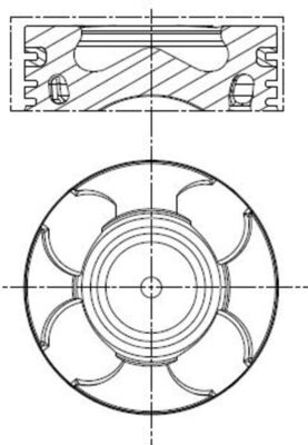 Поршень MAHLE/KNECHT 011 PI 00100 010
