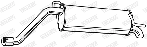 Глушитель выхлопных газов конечный WALKER PRODUCTS 23251