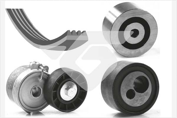Поликлиновой ременный комплект HUTCHINSON KHV 125
