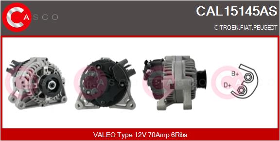 Генератор brand new hq CASCO CAL15145AS