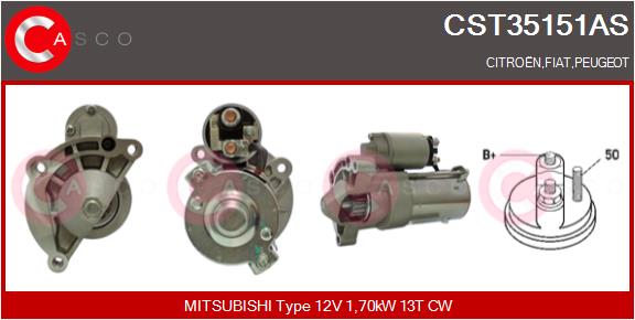 Стартер brand new hq CASCO CST35151AS