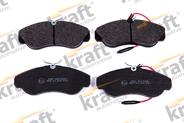 Комплект тормозных колодок дисковый тормоз KRAFT AUTOMOTIVE 6003420