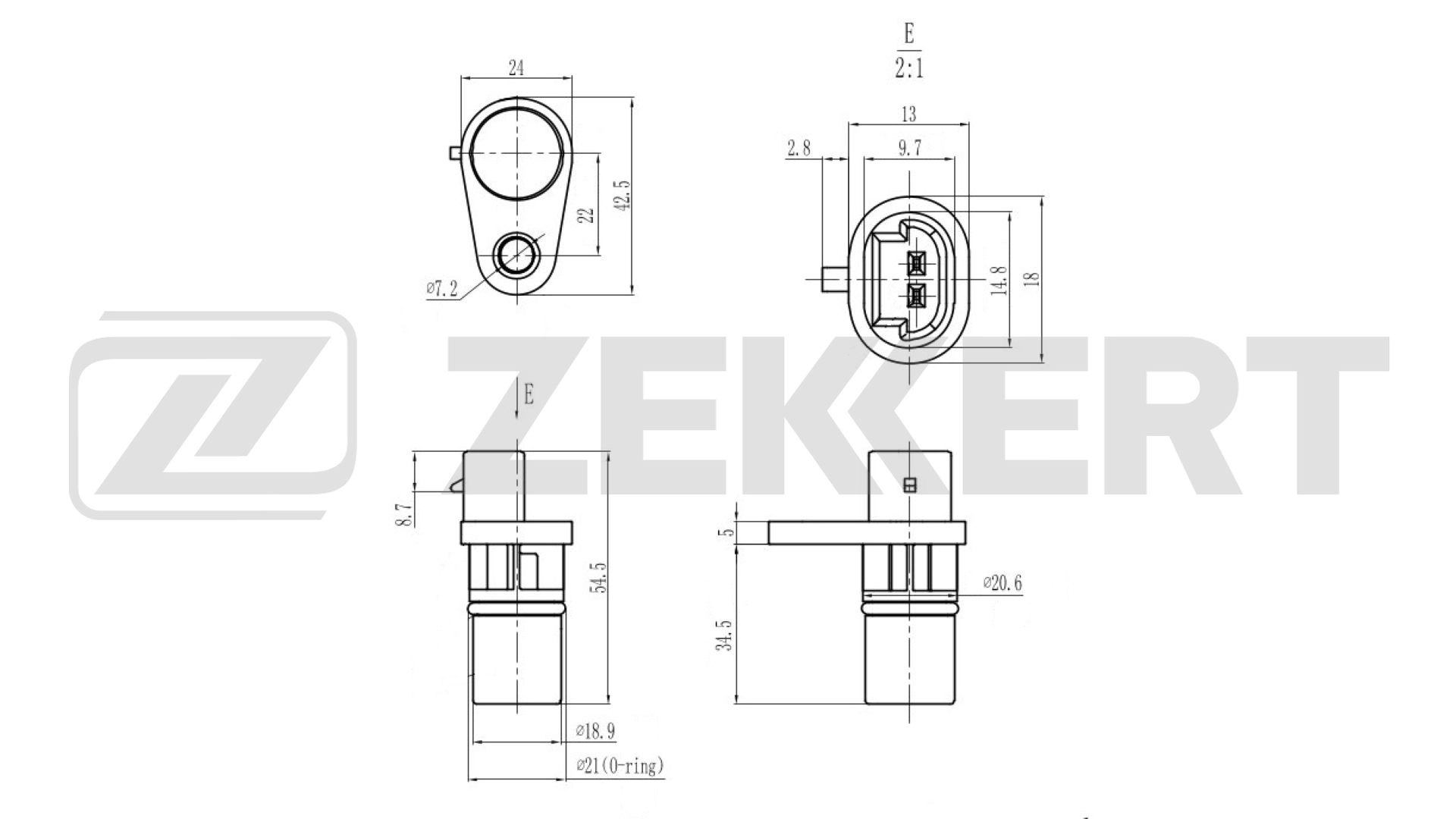 Датчик импульсов ZEKKERT SE-4102